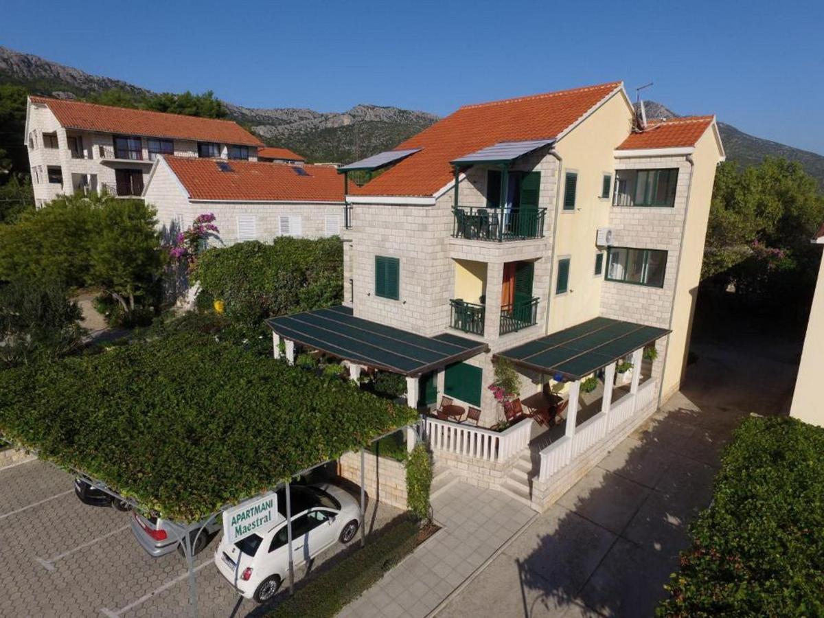 Apartments Maestral Оребич Экстерьер фото